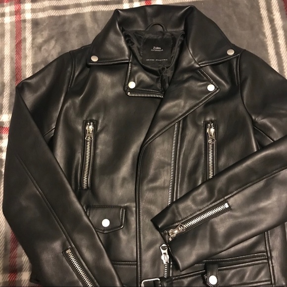 ZARA Leather Jacket - Picture 3 of 5